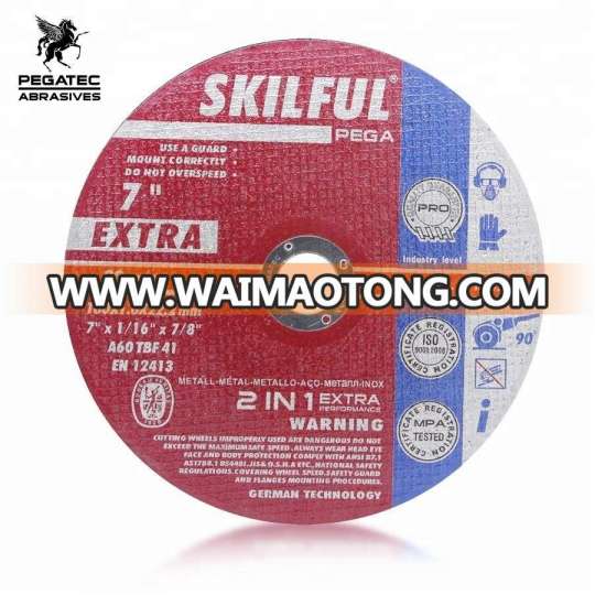 7'' 180x1.6x22.2mm Skilful Sharp cutting disc