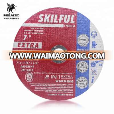 7'' 180x1.6x22.2mm Skilful Sharp cutting disc